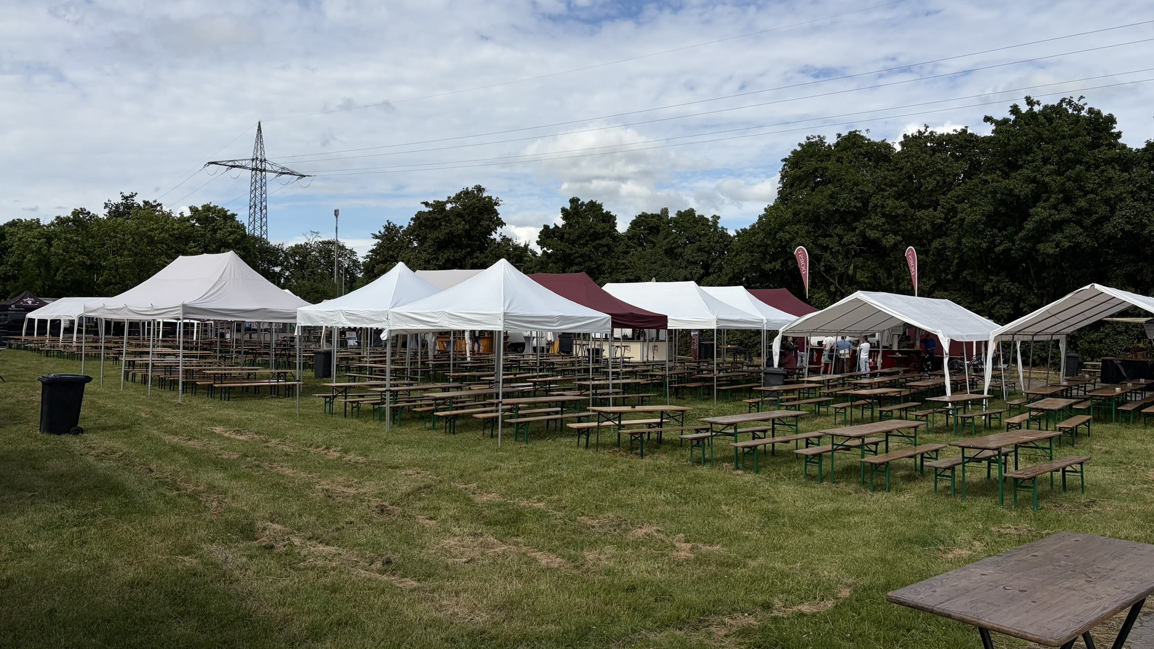 Weinfest Lintorf Aufbau 2026